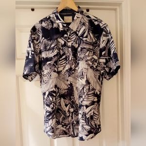 Tradesman Hawaiian Shirt Friday XXL 7 Diamonds Button-Up